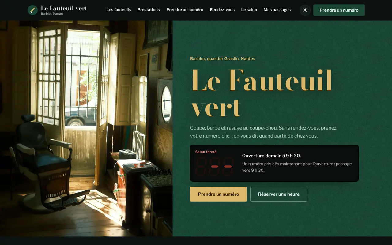 Aperçu de Le Fauteuil vert