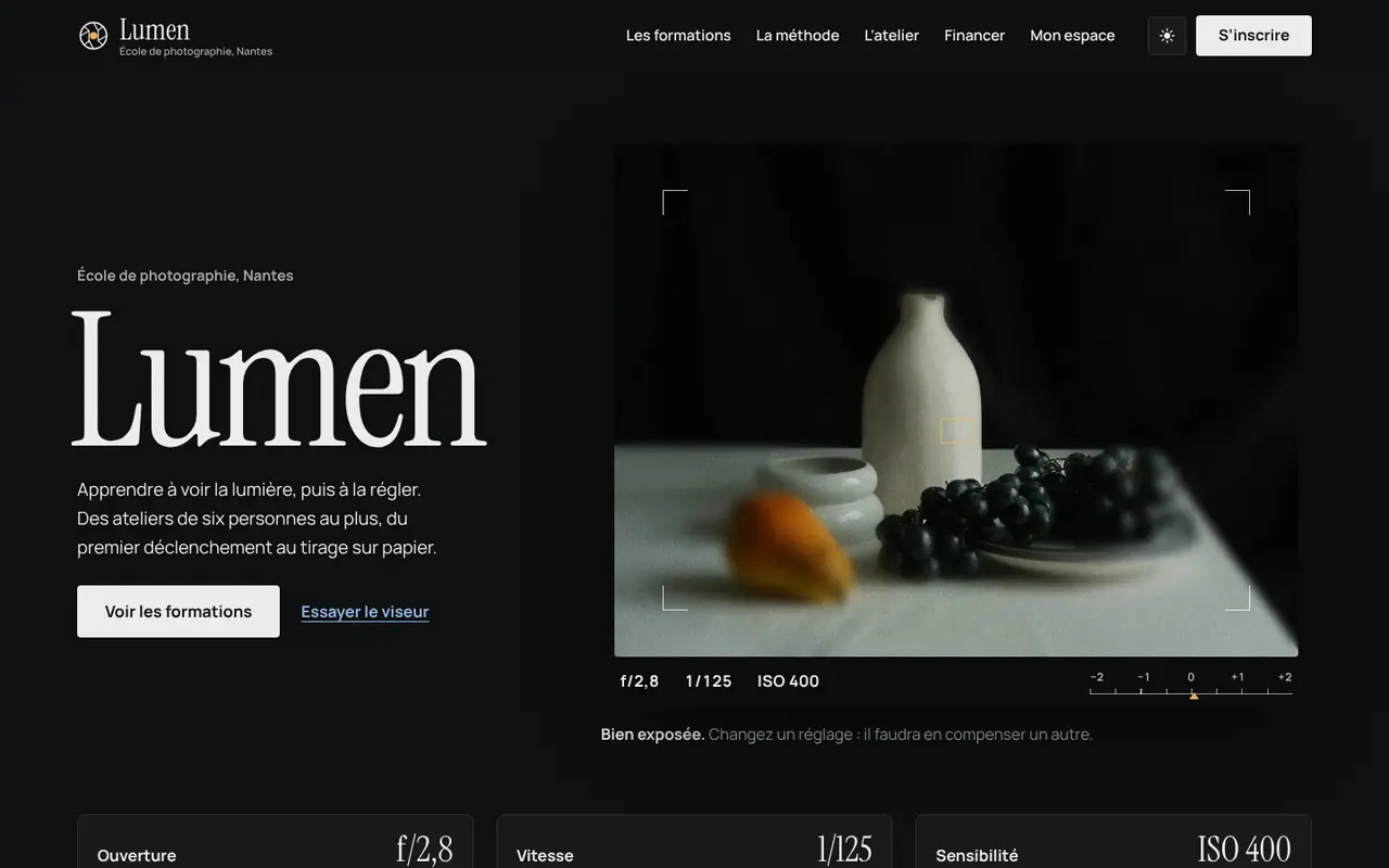 Aperçu de Lumen