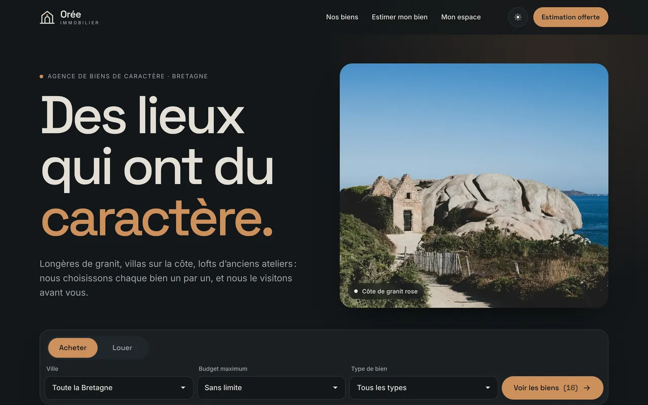 Aperçu de Orée Immobilier
